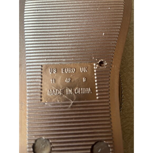 NEW Capelli New York Rose Gold Flip Flop Sandals SIZE 11 Sparkle Rhinestone - Picture 4 of 6